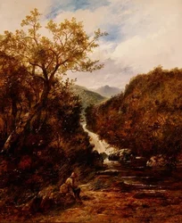 Pêcheur près d