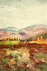 Ruines de Sardes - Révélations. iii. 1., vers 1924