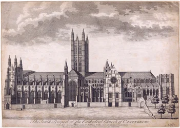 Cathédrale de Canterbury, vers 1716-37