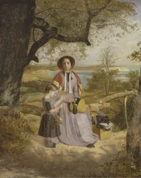 Mère et enfant près d