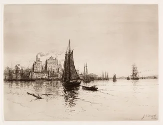 Scène de port, 1884