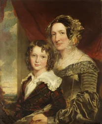Mme Margaret Moor et son fils Tom