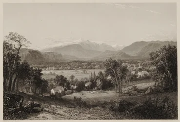 Mont Washington depuis la vallée de Conway, d