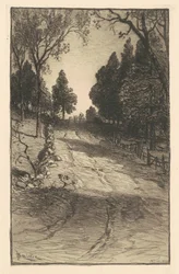 En haut de la colline
