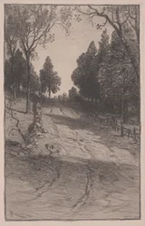 En haut de la colline