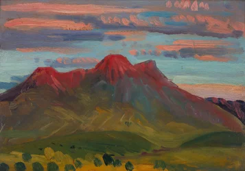 Coucher de soleil à Arenig, vers 1911-12