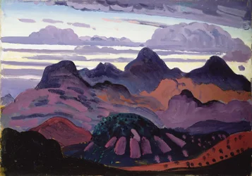 Crépuscule profond, Pyrénées, c.1912-13