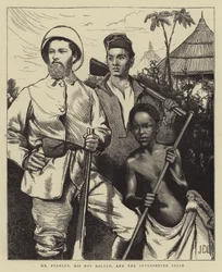 M. Stanley, son garçon Kalulu, et l