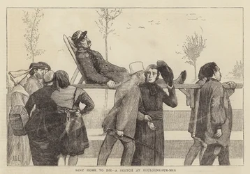 Renvoyé chez lui pour mourir, une esquisse à Boulogne-sur-Mer