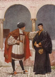 Le Marchand de Venise de Shakespeare : Antonio et Bassanio