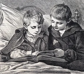 Illustration représentant des frères