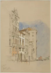 Grand Canal, Venise, 1845