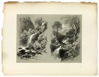 Lady Fall, Vale of Heath, et Fall on the Brent, de Picturesque Selections