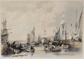 Le Port de Londres, 1834