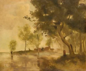Paysage, vers 1915