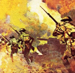 Les troupes du général Montgommery en Afrique du Nord