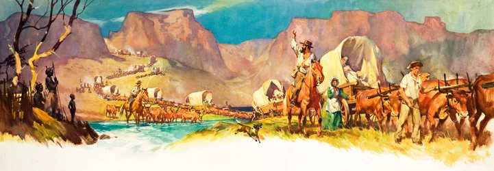 Le Grand Trek (gouache sur papier)