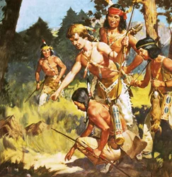 Le Peau-Rouge au visage pâle