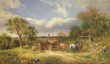 Chariot dans un paysage