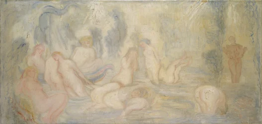 Baigneuses (Lignes courbes et ondulantes) 1911