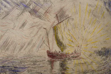 Christ calmant la tempête