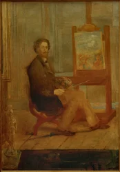 Ensor à son chevalet