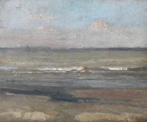 Paysage marin gris