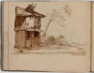 Maison avec des arbres