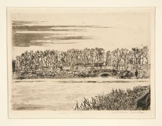 Le pont du bois à Ostende