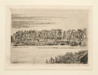 Le pont du bois à Ostende