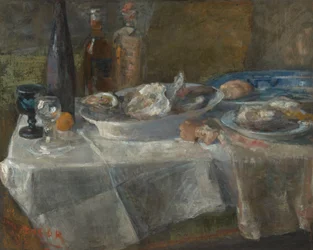 Nature morte aux huîtres (étude de lumière)