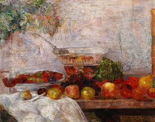 Nature morte avec un perroquet