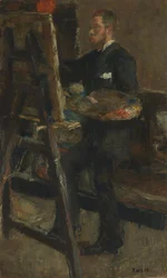 Le peintre Alfred William Finch