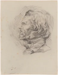 Le peintre Eugène Delacroix