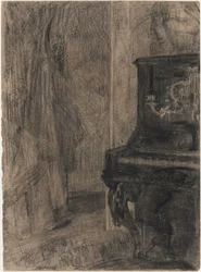 Le piano droit
