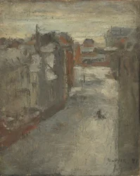 La Van Iseghemlaan sous la neige