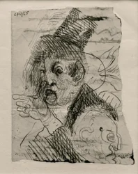 Deux têtes et une main