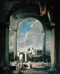 Figures sous une Arche