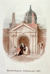 Musée britannique, porte d