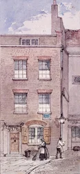 Gunpowder Alley, Londres, vers 1850