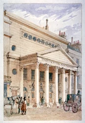 Le Théâtre Royal, Haymarket, Westminster, Londres, vers 1840