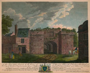 Vue de la porte ouest de Newcastle upon Tyne, depuis l