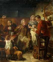 Une scène de taverne