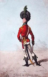 Une course dans St. James Street, publié par Hannah Humphrey en 1797 (eau-forte coloriée à la main)
