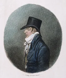 Un portrait, publié par Hannah Humphrey en 1799