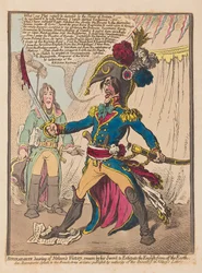 Bonaparte apprenant la victoire de Nelson jure par son épée d