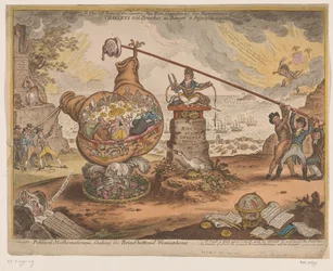 Caricature politique britannique, 1807