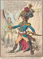 Buonaparte, apprenant la victoire de Nelson, jure sur son épée d