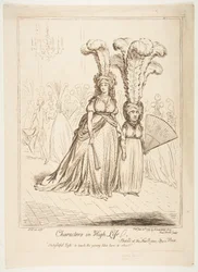 Personnages de la haute société, 20 juin 1795