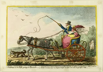 Cockney et sa femme allant à Wycombe